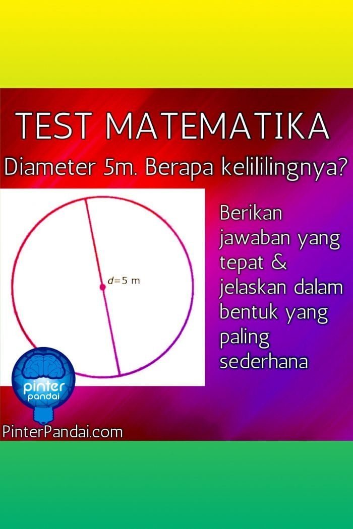 rumus lingkaran test matematika