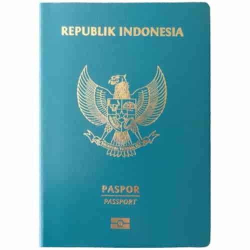 Paspor Republik Indonesia biometrik untuk umum yang bersampul hijau