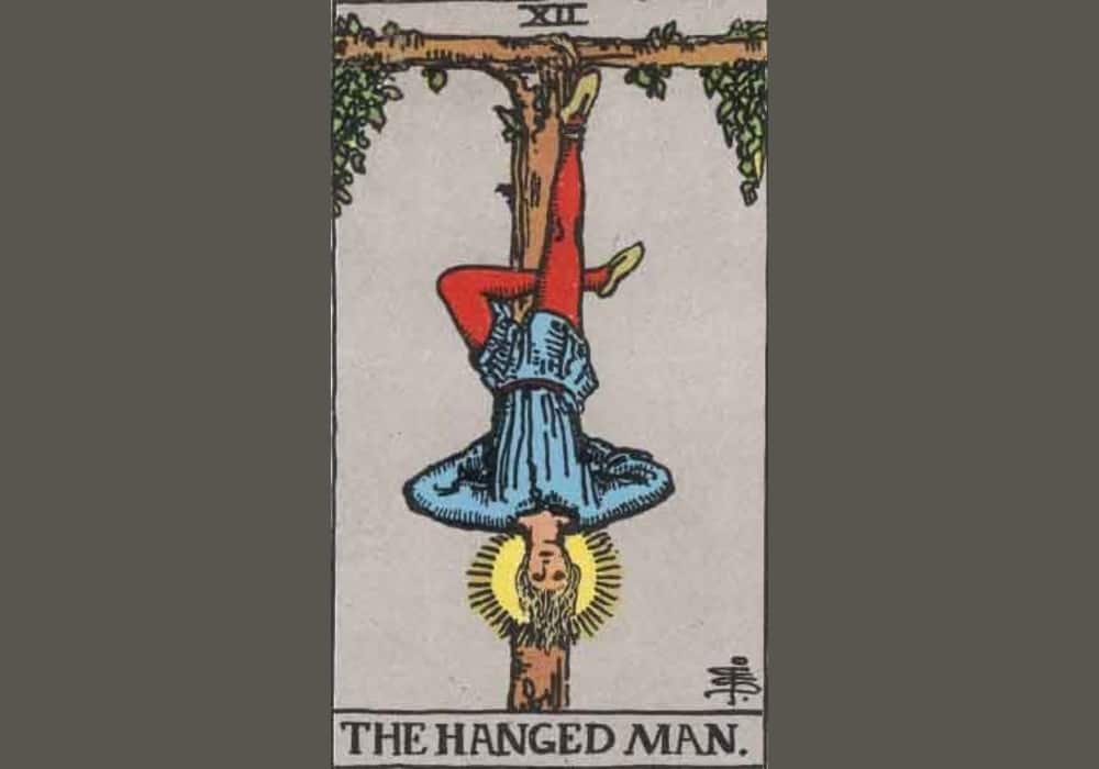 Arti Kartu Tarot 12 Hanged Man - Pria Tergantung