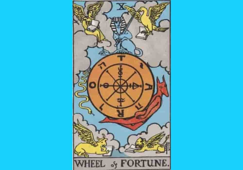 Arti Kartu Tarot 10 Wheel Of Fortune Roda Keberuntungan Tafsir