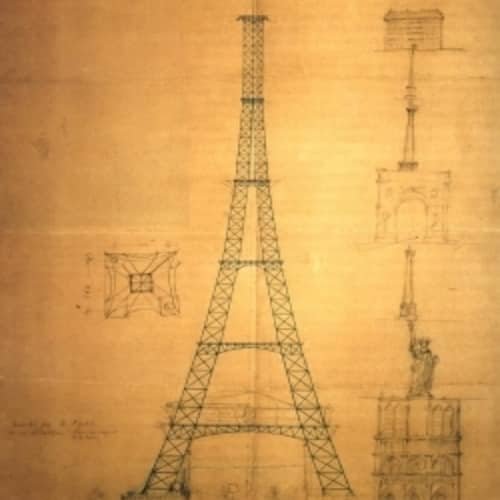 Sketsa pertama menara Eiffel