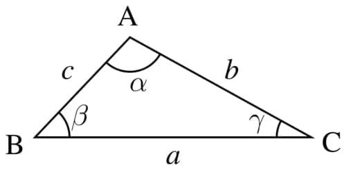 Sisi sudut segitiga