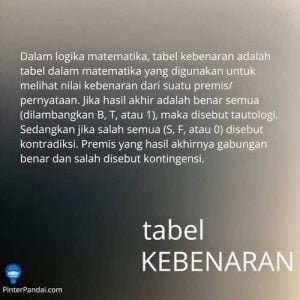 Tabel Kebenaran Operasi Biner Beserta Contoh Soal Dan Jawaban