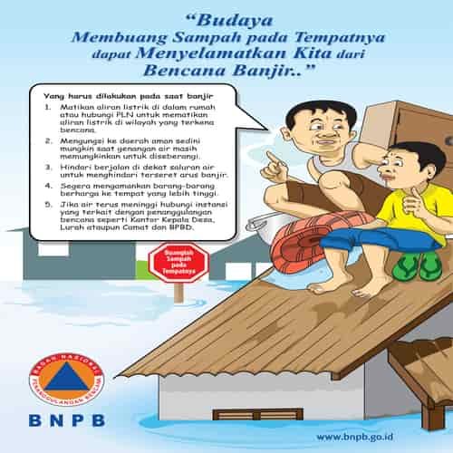 Poster banjir BNPB