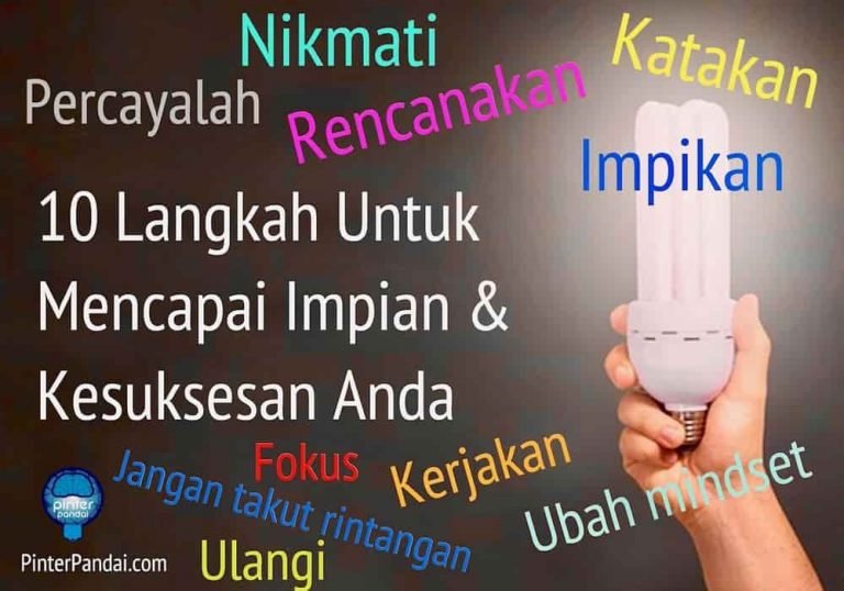 Cara Mencapai Impian Dan Kesuksesan - 10 Langkah Mencapai Impian