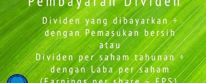 Rumus rasio pembayaran dividen