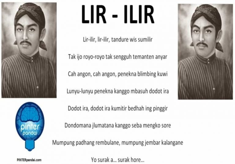 Lir-Ilir Penciptanya Sunan Kalijaga - Lirik Bahasa Jawa, Indonesia, Inggris